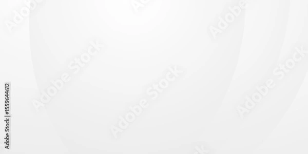 Fototapeta A white backdrop with curved lines. This clean, simple background evokes modernity and sophistication. It could be used as a design element or placeholder.