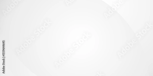 Fototapeta The image shows a minimalistic, white, abstract background. The subtle curves and gradients create a soft, clean, and modern feel.