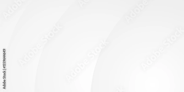Fototapeta Abstract image with soft, gray curves against a white background. It evokes a feeling of smooth, clean design.