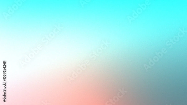 Fototapeta Vibrant gradient background with textured grain in a pastel color palette for design projects