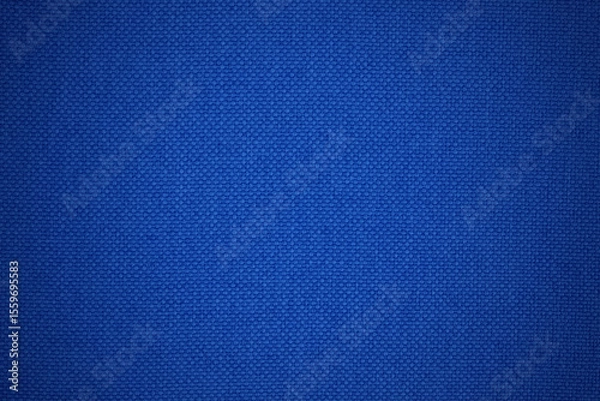 Fototapeta Dark blue fabric cloth texture for background, natural textile pattern.