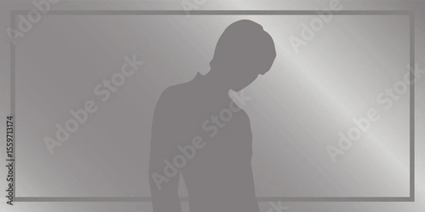 Fototapeta . Chrome gradient surface with light gloss. set me free jimin