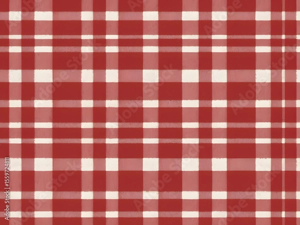 Obraz red checkered background , red plaid background