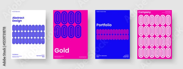 Fototapeta Abstract Background Template. Modern Report Layout. Isolated Business Presentation Design. Flyer. Brochure. Book Cover. Poster. Banner. Advertising. Journal. Handbill. Magazine. Pamphlet