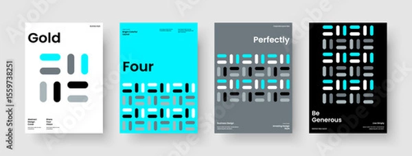 Fototapeta Creative Brochure Template. Modern Report Layout. Abstract Background Design. Book Cover. Poster. Business Presentation. Banner. Flyer. Leaflet. Newsletter. Journal. Magazine. Advertising. Pamphlet