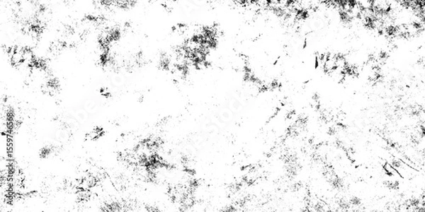 Obraz Vintage grunge paper texture isolated, Distressed black sketch texture, Subtle grain overlay texture, Rough effect of ice, snow for winter design, Dirty eroded vintage background.