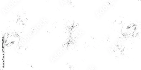 Obraz Vintage grunge paper texture isolated, Distressed black sketch texture, Subtle grain overlay texture, Rough effect of ice, snow for winter design, Dirty eroded vintage background.