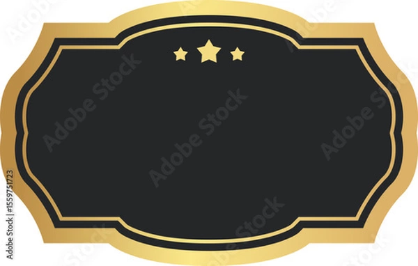 Obraz Luxury Badge