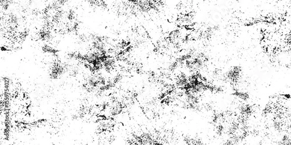 Obraz Vintage grunge paper texture isolated, Distressed black sketch texture, Subtle grain overlay texture, Rough effect of ice, snow for winter design, Dirty eroded vintage background.