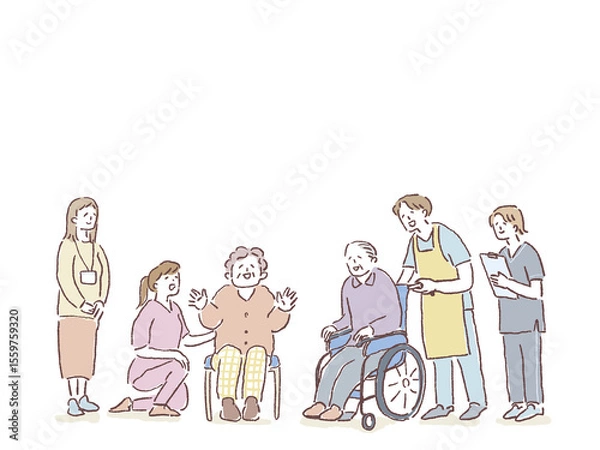 Fototapeta 介護、福祉系