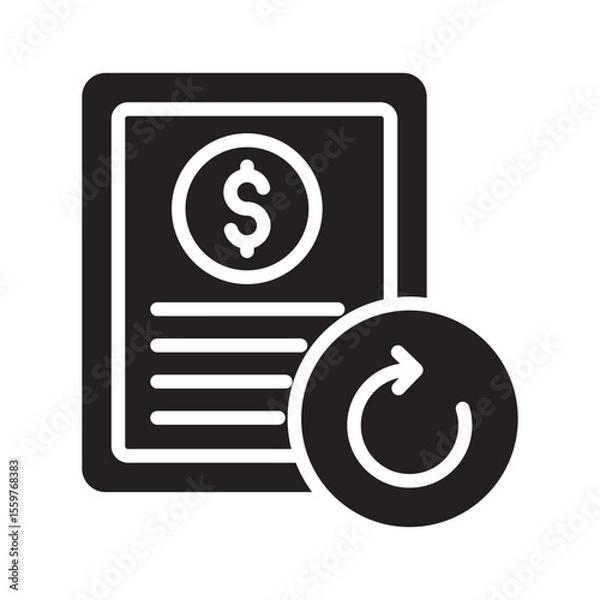 Fototapeta Investment Vector Icon which can easily modify or edit