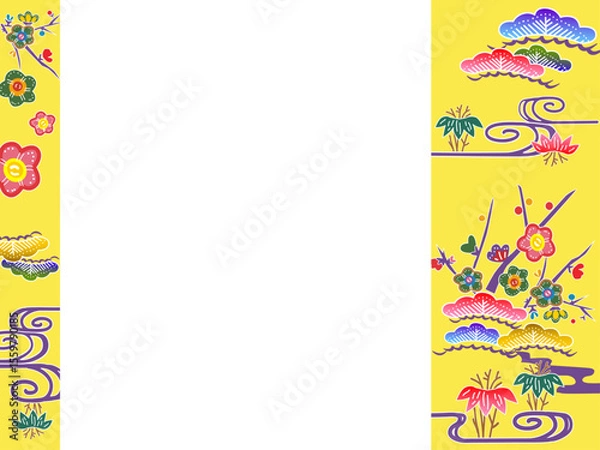 Obraz 紅型風フレーム