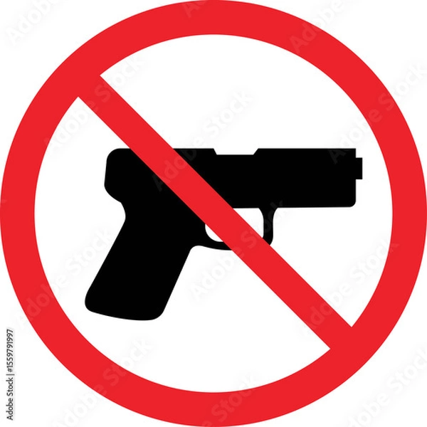Obraz No guns allowed
