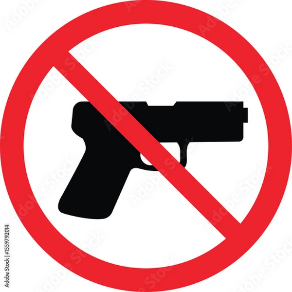 Obraz No guns allowed