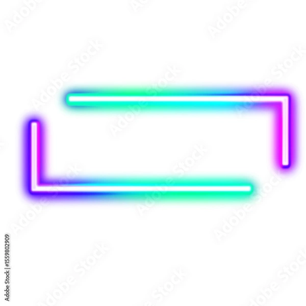 Obraz Neon Frame Border