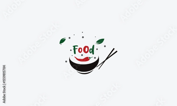 Fototapeta Vector food design with fully editable high quality