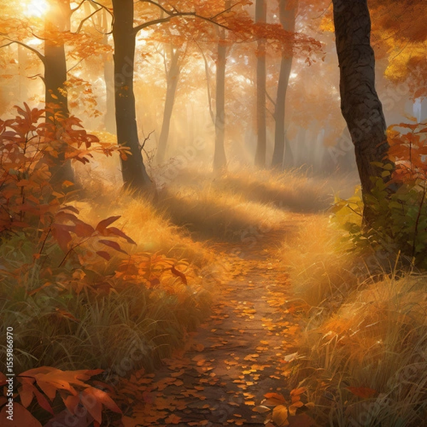 Fototapeta Flat Composition Style Live-Action Composite Artwork for Cold Dew