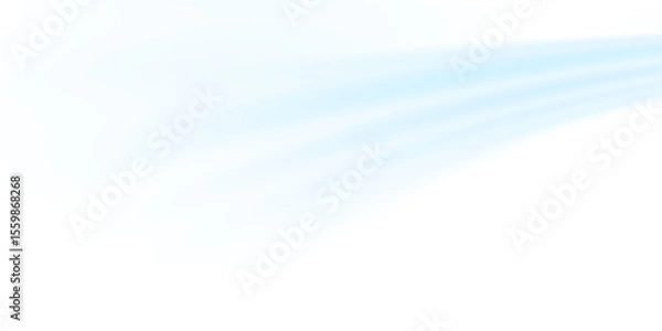 Fototapeta Air flow set of vector elements on a white background. Abstract light effect blowing from an air conditioner, purifier or humidifier. Dynamic blurred flow motion
