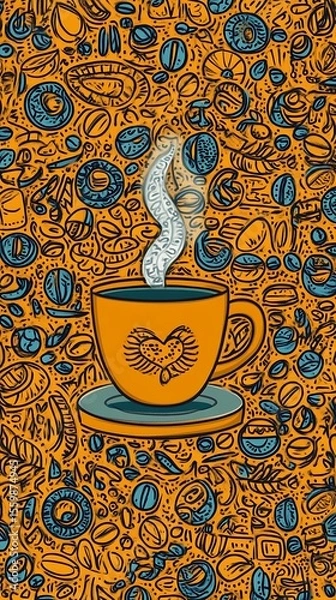 Obraz cup of coffee art 