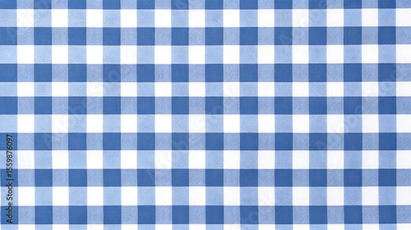 Obraz blue gingham background