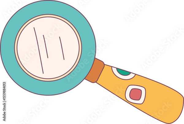 Obraz Magnifying Glass illustration, perfect for design graphic needs