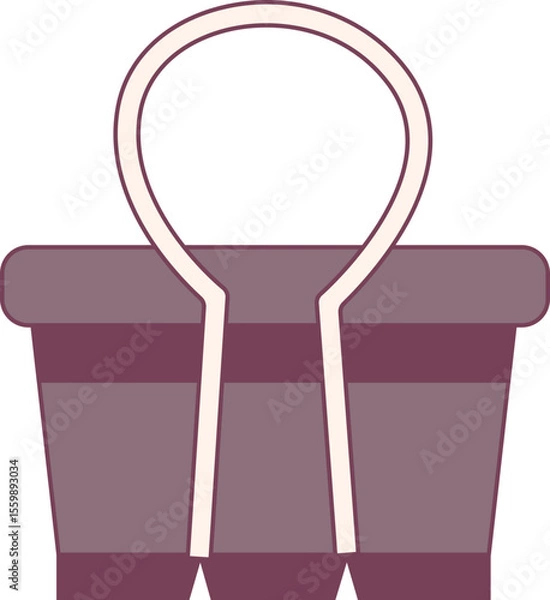 Obraz Binder Clip illustration, perfect for design graphic needs