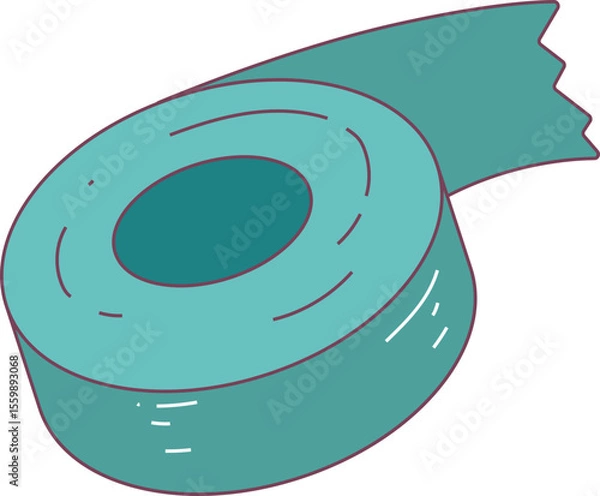 Obraz Tape illustration, perfect for design graphic needs