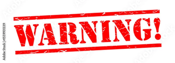Obraz Warning