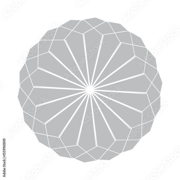Obraz Dimoned  shape  icon mandala vector design, 