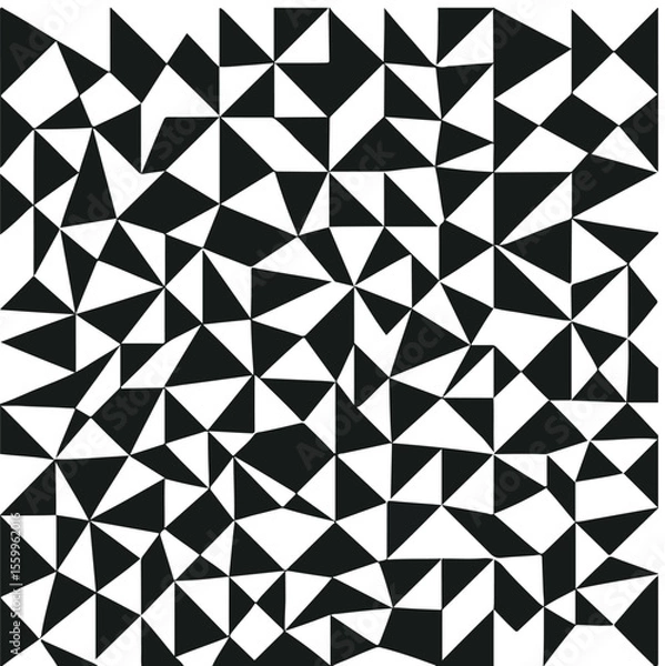 Obraz "Shattered Syntax – A Study in Triangular Flux