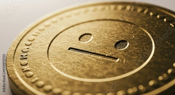 Obraz coin with emoji symbol