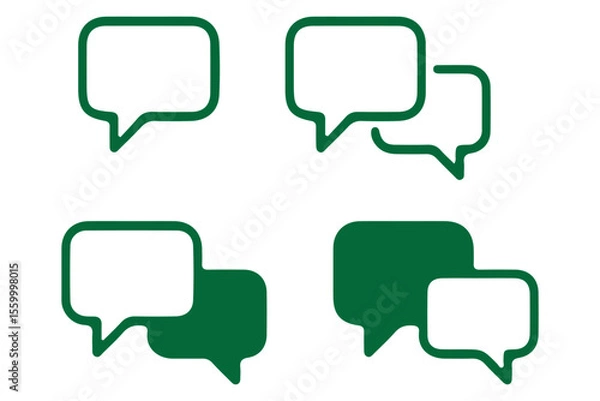 Fototapeta comment icon speech bubble symbol Chat message icons - talk message 