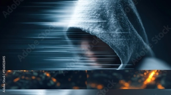 Fototapeta Mysterious person