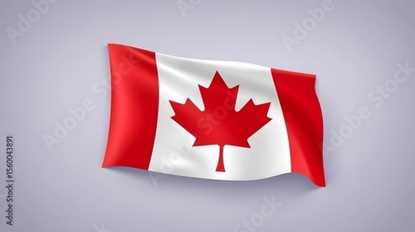 Obraz canadian flag vector