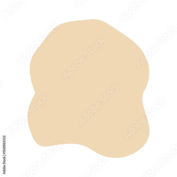 Fototapeta Plain Blob Abstract Nude