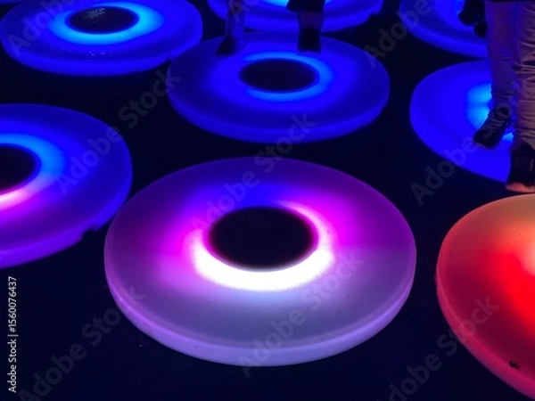 Obraz abstract background with circles