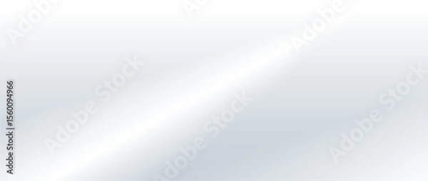 Obraz Silver foil background with copy space. Metal mirror texture. Vector design element for web banner, catalog
