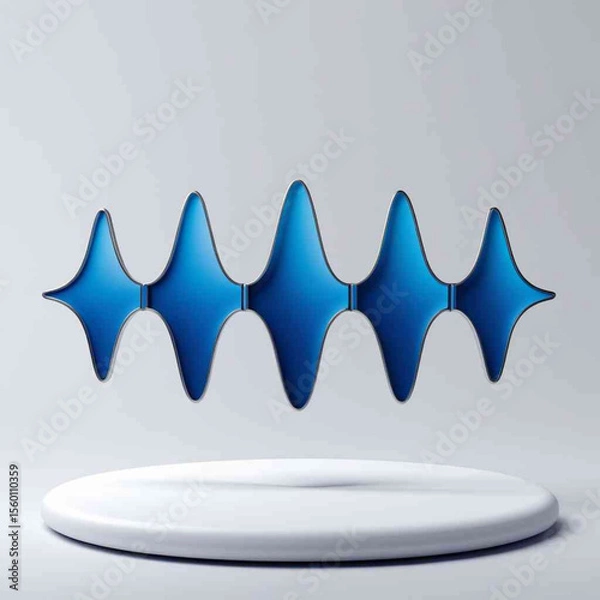 Obraz abstract blue background