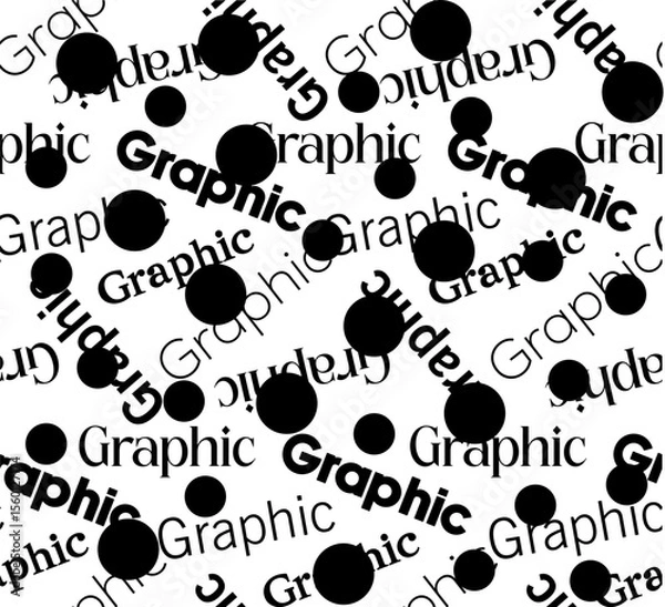 Fototapeta writing font graphic slogan round line t shirt pattern background texture abstract and art design print