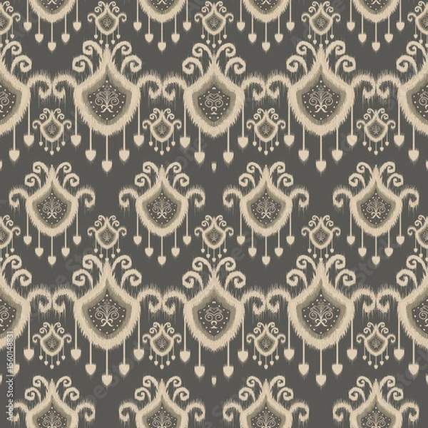 Obraz Vintage Abstract Ikat pattern seamless.
