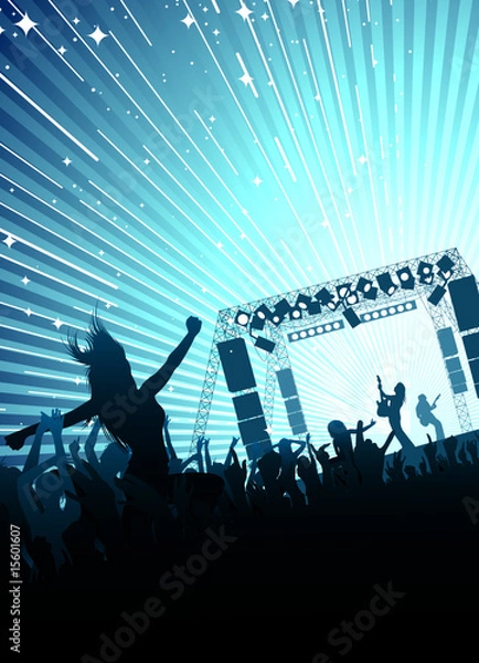 Fototapeta rock concert