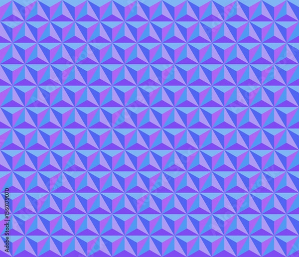 Obraz The background of geometrical pattern. Normal mapping texture. And complete seamless pattern.