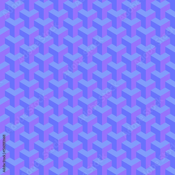 Obraz The background of geometrical pattern. Normal mapping texture. And complete seamless pattern.