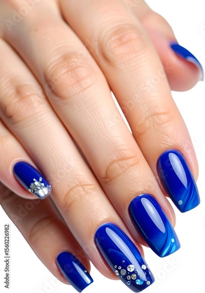 Fototapeta 여성의 여름 뷰티 화려한 네일