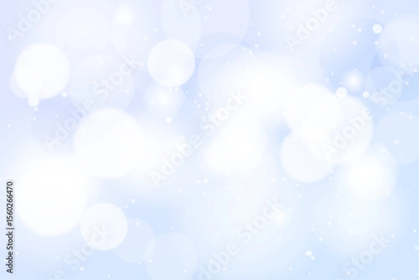 Fototapeta パステルカラーの水色と青の光が広がるふんわり背景デザイン	
