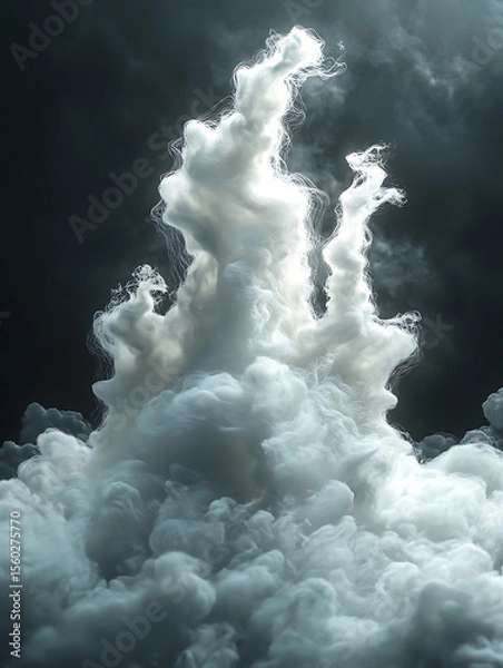 Fototapeta storm clouds time lapse