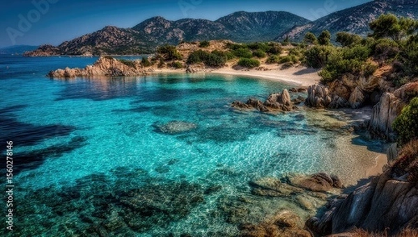 Obraz Azure beach cove