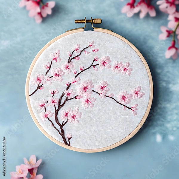 Obraz pink cherry blossom