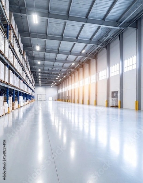 Fototapeta warehouse for smart process digitization & automation