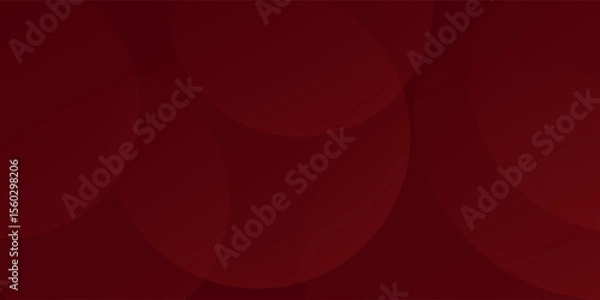 Obraz Abstract red background with glowing curve lines. Modern shiny red gradient geometric circle lines pattern. Futuristic concept. Suit for banner, brochure,eps